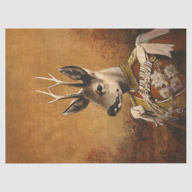 Regal Roe Deer Tissue Paper Seidenpapier (Vorderseite)