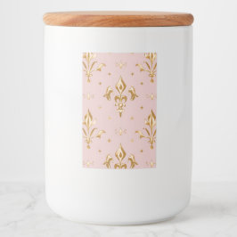 Regal Rose Glass Jar Lebensmitteletikett