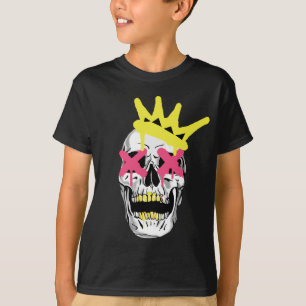 Regal Skull: Rosa, X-Mit Augen Kunst T-Shirt