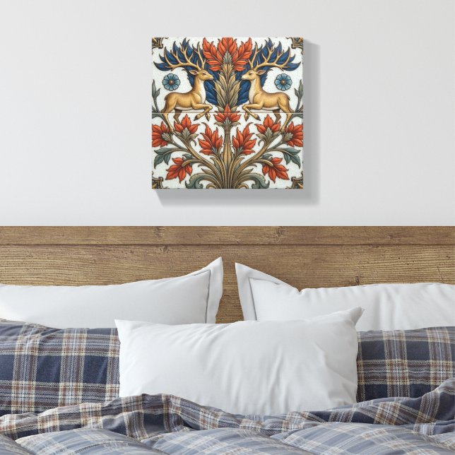 Regal Stags of the Glade Leinwanddruck (Insitu (Schlafzimmer))