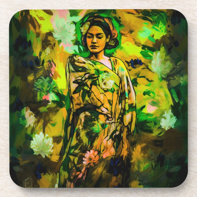 Regal Woman Getränkeuntersetzer (Vorderseite)