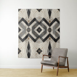 Regalgeometrie Wandteppich