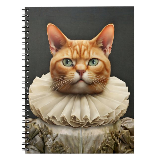 Regalkatze Notizblock (Vorderseite)