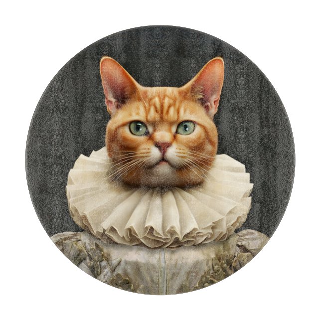 Regalkatze Schneidebrett (Vorderseite)