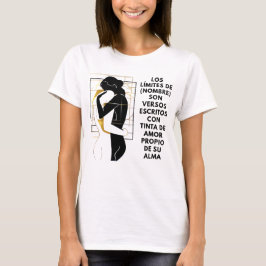 Regalo(Nombre)Límites = Amor Propio en Mayúscula  T-Shirt