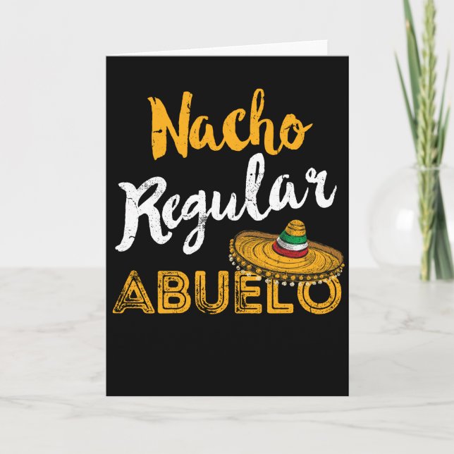 Regalo Para Abuelo mexikanischer Karte (Vorderseite)