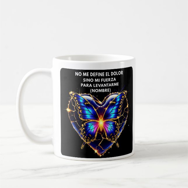 REGALO PERSONALIZADO(NOMBRE)TransformaciónPositiva Kaffeetasse (Links)