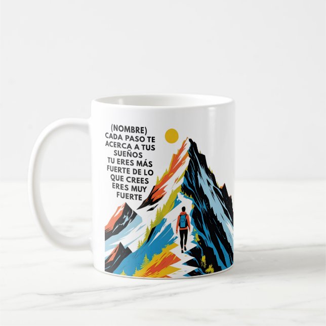 REGALO PERSONALIZADO PARA (NOMBRE) ERES FUERTE KAFFEETASSE (Links)