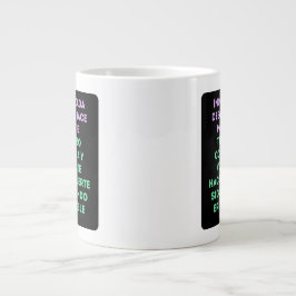 REGALO PERSONALIZADO PARA (NOMBRE) FUERTE ÚNICO Jumbo-Tasse