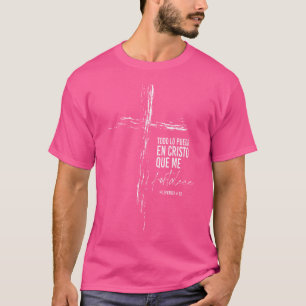 Regalos Cristianos Versos Filipenses 4 13 Christia T-Shirt