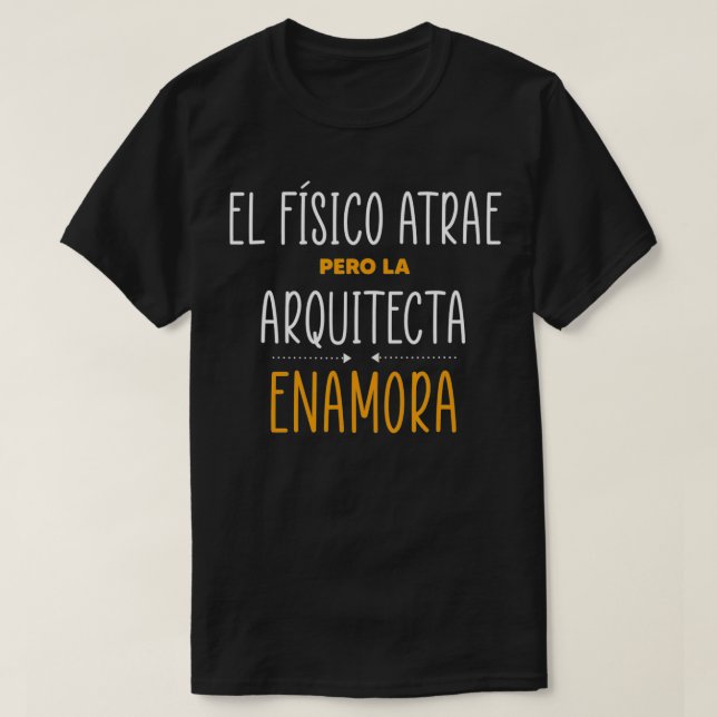 Regalos para Arquitectas T-Shirt (Design vorne)
