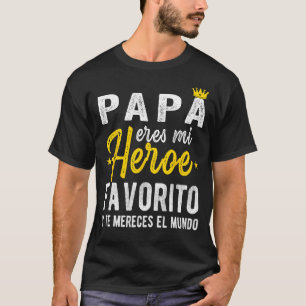 Regalos Para Papa Dia del Padre Camiseta Mejor Pap T-Shirt