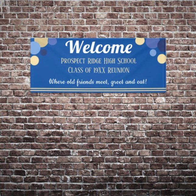 REGARDE ! Bannière Réunion de classe amusante (Créateur téléchargé)