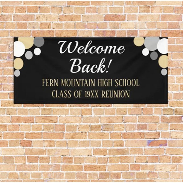 REGARDE ! Bannière Réunion de classe customisée (Créateur téléchargé)