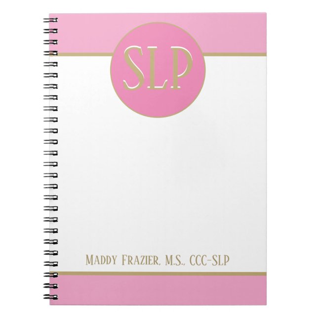 Regarde ! Carnet en spirale SLP personnalisé (Devant)