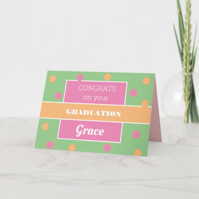 Regarde ! Carte de diplôme d'études amusantes ! (Devant)