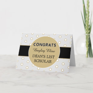 Regarde ! Carte de félicitations pour les boursier