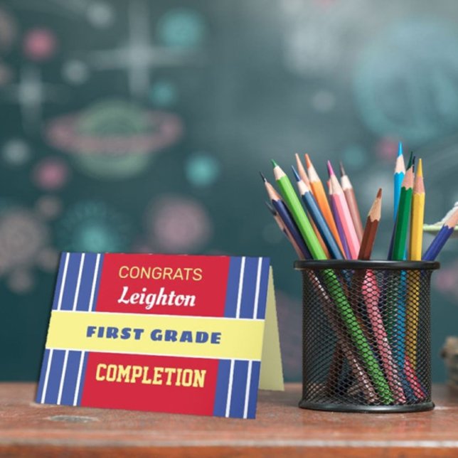 Regarde ! Carte de fin de première année personnal (Créateur téléchargé)