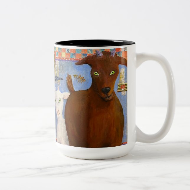 Regarde-moi ! Chèvre Mug - chèvres amusantes avec  (Droit)
