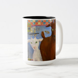Regarde-moi ! Chèvre Mug - chèvres amusantes avec