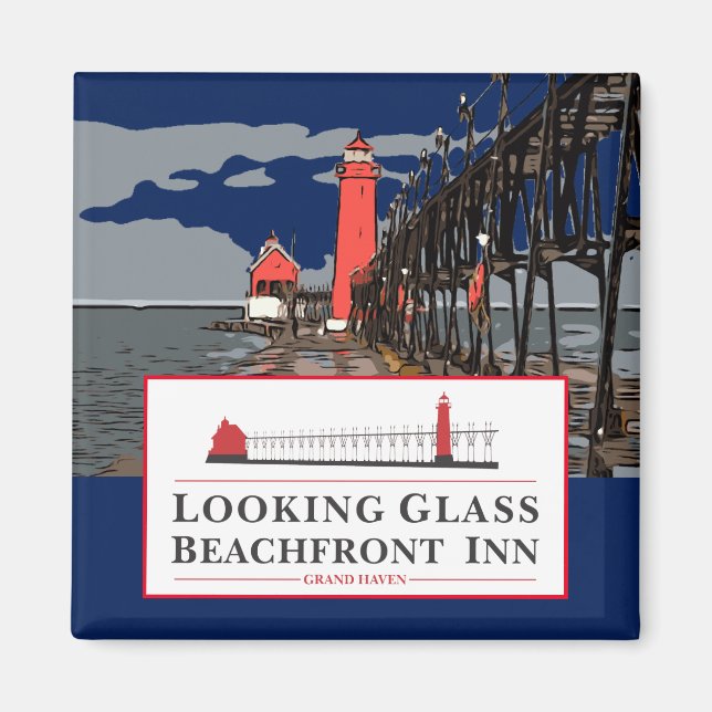 REGARDER LA MAGNET EN VERRE (Devant)