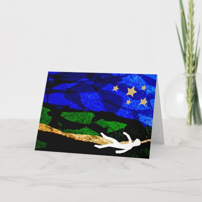 Regarder le carte pour notes d'étoiles (Devant)