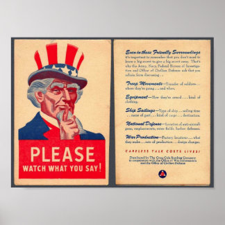 Regardez ce que vous dites Poster