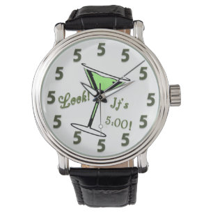 Regardez !  C'est 5h00 !  Montre de Martini