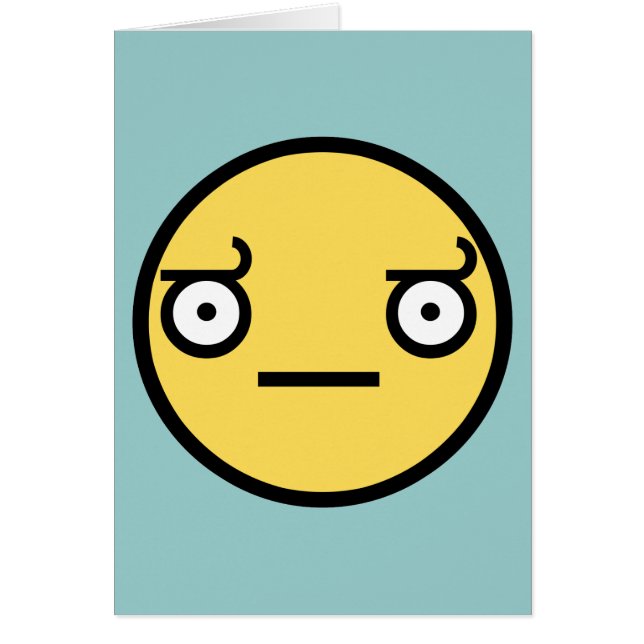 Regardez de la carte de désapprobation (Devant)