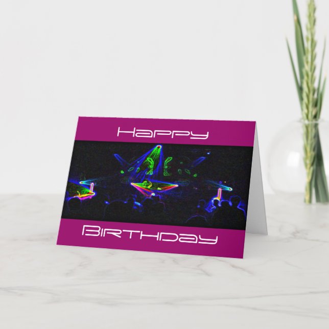 Regardez la carte d'anniversaire DJ Spin (Devant)