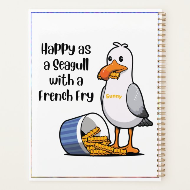 Regardez la voiture TRAM et Sunny Seagull manger d (Dos)