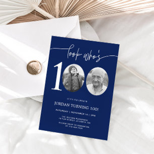 Regardez qui a 100 ans   Invitation du 100e annive