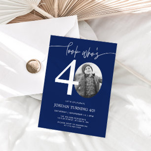 Regardez qui a 40 ans Invitation 40e anniversair