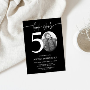 Regardez qui a 50 ans Invitation d'anniversaire