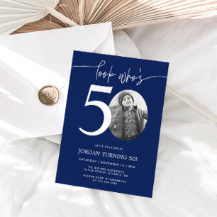 Regardez qui a 50 ans Invitation de 50e annivers