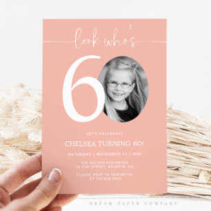 Regardez qui a 60 ans Invitation d'anniversaire