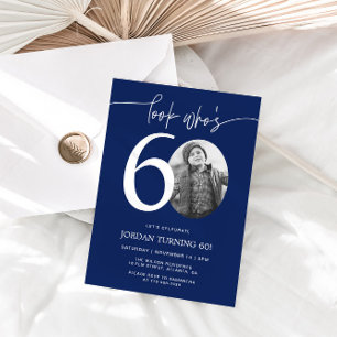 Regardez qui a 60 ans Invitation de 60e annivers