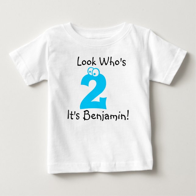 Regardez qui est T-shirt personnalisable de (Devant)