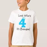 Regardez qui est T-shirt personnalisable de