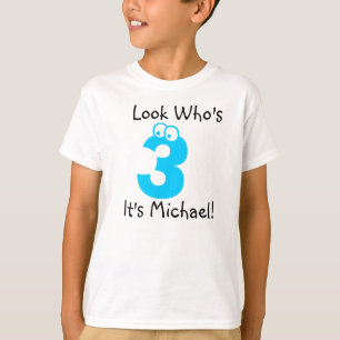 Regardez qui est T-shirt personnalisable de