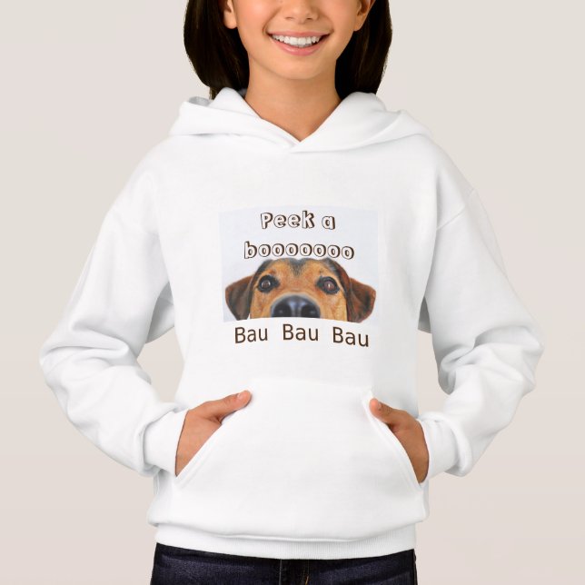 Regardez un Sweat - shirt à capuche de Boo Bau Bau (Devant)