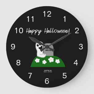 Regardez Une Horloge Mur Acrylique De Fantôme De B