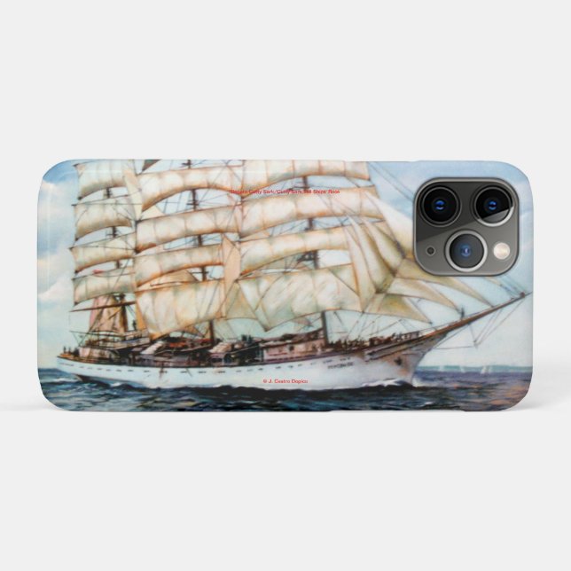 Regata Cutty Sark Case-Mate iPhone Hülle (Rückseite (Horizontal))