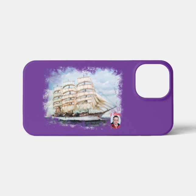 Regata Cutty Shark iPhone 13 Mini Hülle (Rückseite (Horizontal))