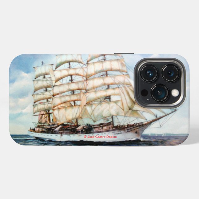 Regata Cutty Shark iPhone 13 Pro Hülle (Rückseite (Horizontal))
