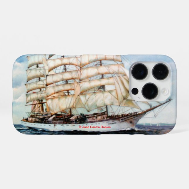 Regata Cutty Shark iPhone 16 Pro Hülle (Rückseite (Horizontal))