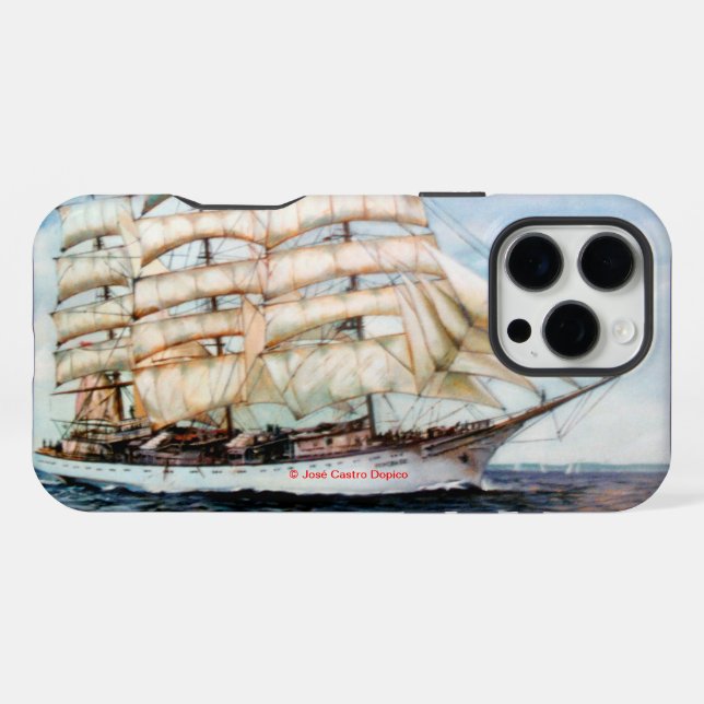 Regata Cutty Shark iPhone 16 Pro Max Hülle (Rückseite (Horizontal))