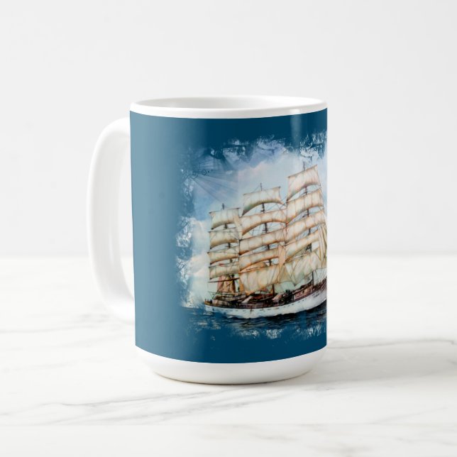 Regata Kaffeetasse (Vorderseite Links)