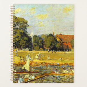 Régate à Hampton Court Alfred Sisley Affiche
