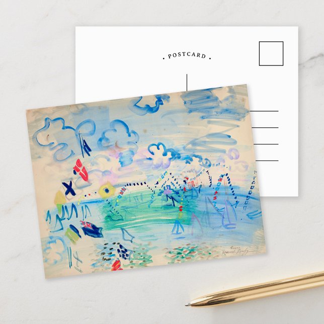 Régates à Cowes | Raoul Dufy Postkarte (Von Creator hochgeladen)